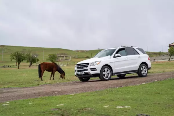 Mercedes ML 350 for rent in Shekvetili