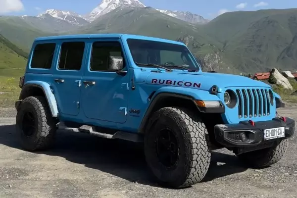 Jeep Wrangler ქირავდება საქართველოში