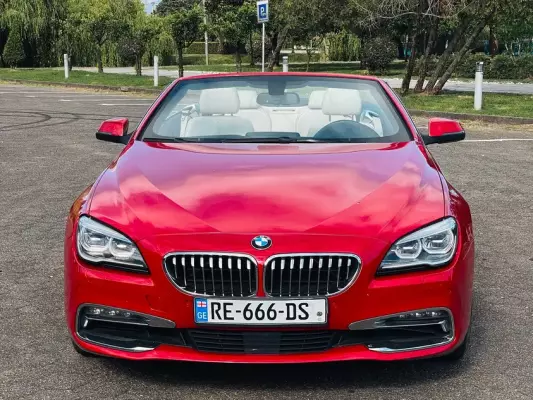BMW 640i ქირავდება საქართველოში