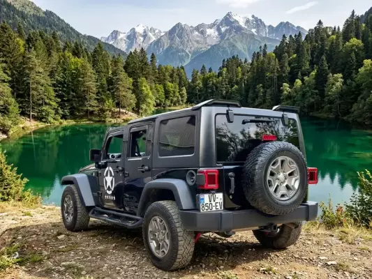 Jeep Wrangler Rubicon для аренды в Мцхете